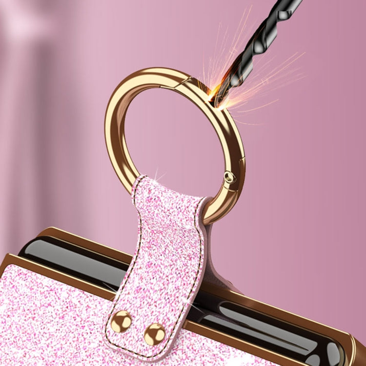 For Huawei P50 Pocket Plating Gradient Color Glitter Phone Case With Ring Holder(Gold) - Huawei Cases by PMC TechLife | Online Shopping South Africa | PMC TechLife | Buy Now Pay Later Mobicred