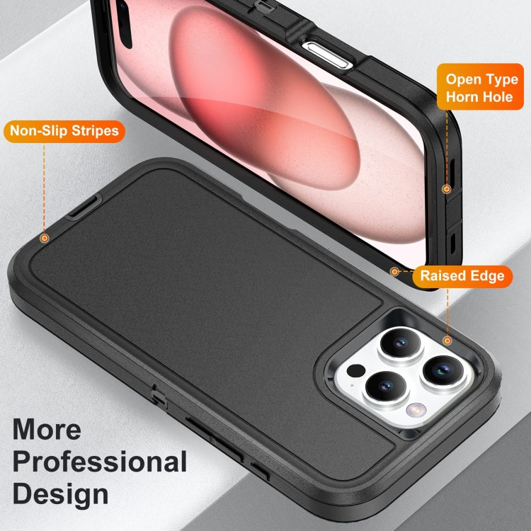 For iPhone 16 Pro Max Life Waterproof Rugged Phone Case(Black) - iPhone 16 Pro Max Cases by PMC TechLife | Online Shopping South Africa | PMC TechLife | Buy Now Pay Later Mobicred