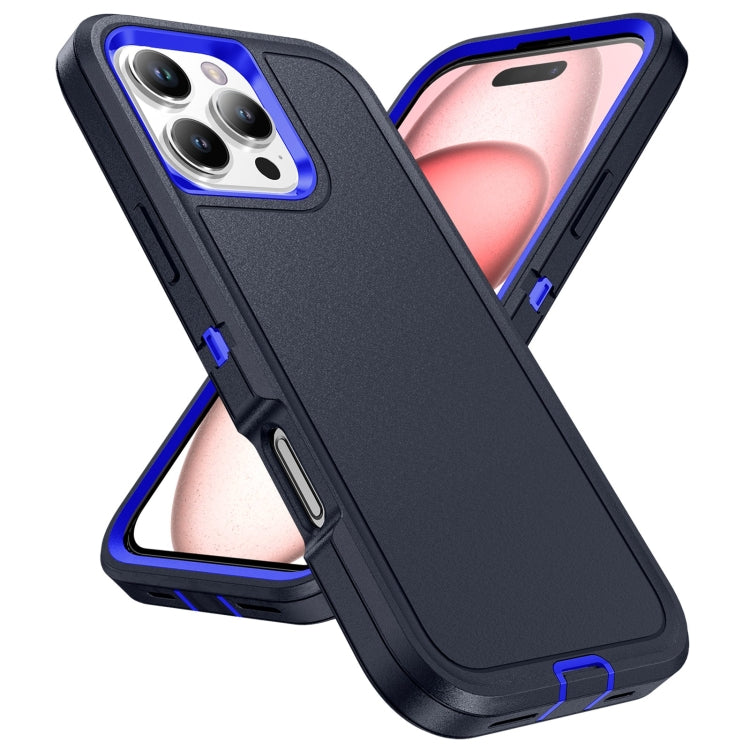 For iPhone 16 Pro Life Waterproof Rugged Phone Case(Dark Blue + Royal Blue) - iPhone 16 Pro Cases by PMC Jewellery | Online Shopping South Africa | PMC Jewellery | Buy Now Pay Later Mobicred