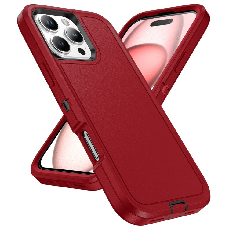 For iPhone 16 Plus Life Waterproof Rugged Phone Case(Red + Black) - iPhone 16 Plus Cases by PMC TechLife | Online Shopping South Africa | PMC TechLife | Buy Now Pay Later Mobicred