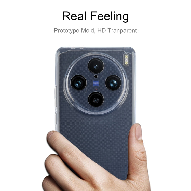For vivo X100 Pro Ultra-thin Transparent TPU Phone Case - X100 Pro Cases by PMC TechLife | Online Shopping South Africa | PMC TechLife | Buy Now Pay Later Mobicred
