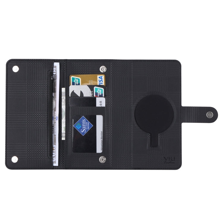For iPhone 15 ViLi GHB Series MagSafe Magnetic Zipper Leather Phone Case(Black) - free shipping - PMC Jewellery - Order now!