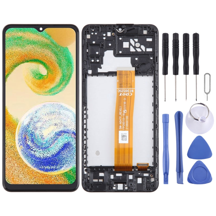 For Samsung Galaxy A04S SM-A047 OEM LCD Screen Digitizer Full Assembly with Frame - free shipping - PMc TechLife - Order now!