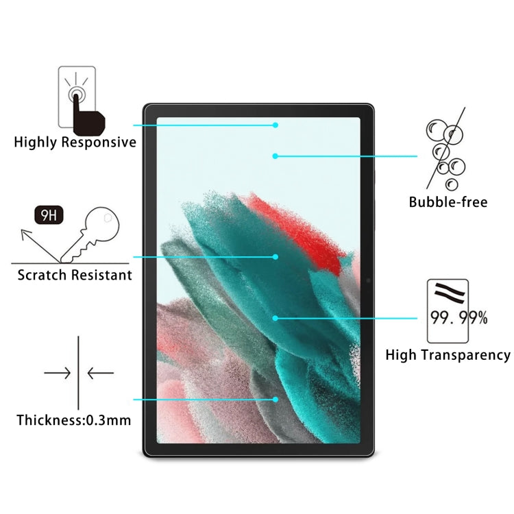 For Samsung Galaxy Tab A11 / A10 / A9 2pcs 9H 0.3mm Explosion-proof Tempered Glass Film - free shipping - PMC TechLife - Order now!