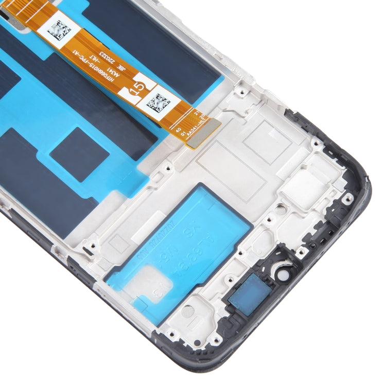 For OPPO A17K OEM LCD Screen Digitizer Full Assembly with Frame - free shipping - PMC TechLife - Order now!