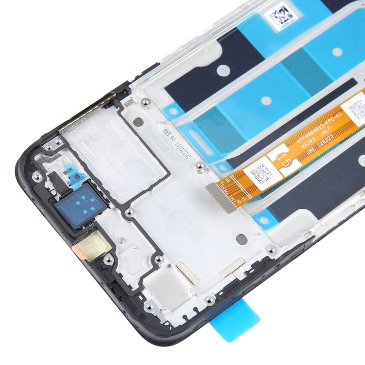 For OPPO A58x 5G OEM LCD Screen Digitizer Full Assembly with Frame - LCD Screen by PMC TechLife | Online Shopping South Africa | PMC TechLife