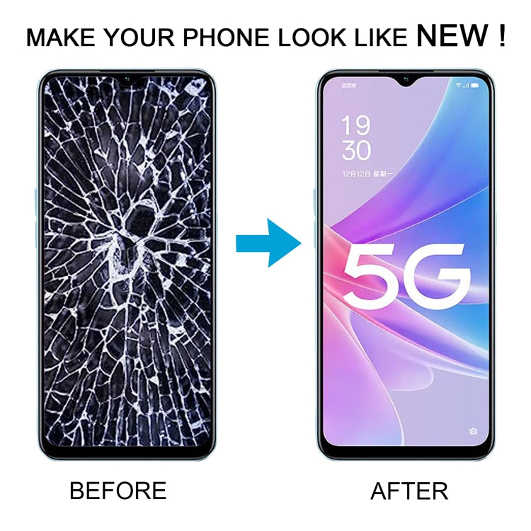 For OPPO A58x 5G OEM LCD Screen Digitizer Full Assembly with Frame - LCD Screen by PMC TechLife | Online Shopping South Africa | PMC TechLife