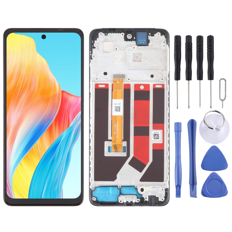 For OPPO A58 4G OEM LCD Screen Digitizer Full Assembly with Frame - LCD Screen by PMC TechLife | Online Shopping South Africa | PMC TechLife | Buy Now Pay Later Mobicred