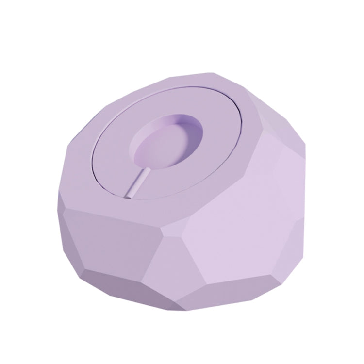 Diamond-shaped 2 in 1 Wireless Charging Silicone Base(Purple) - Charger / Holder by PMC TechLife | Online Shopping South Africa | PMC TechLife | Buy Now Pay Later Mobicred