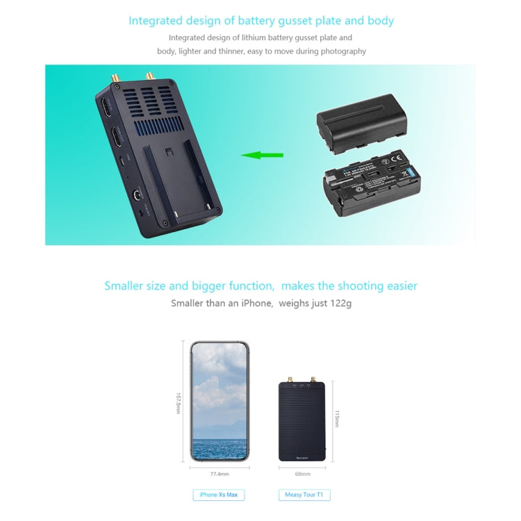 Measy T1 4K HDMI 2.0 Wireless Audio Video Transmitter Receiver Extender Transmission System, Transmission Distance: 200m, US Plug(Black) - free shipping - PMc TechLife - Order now!