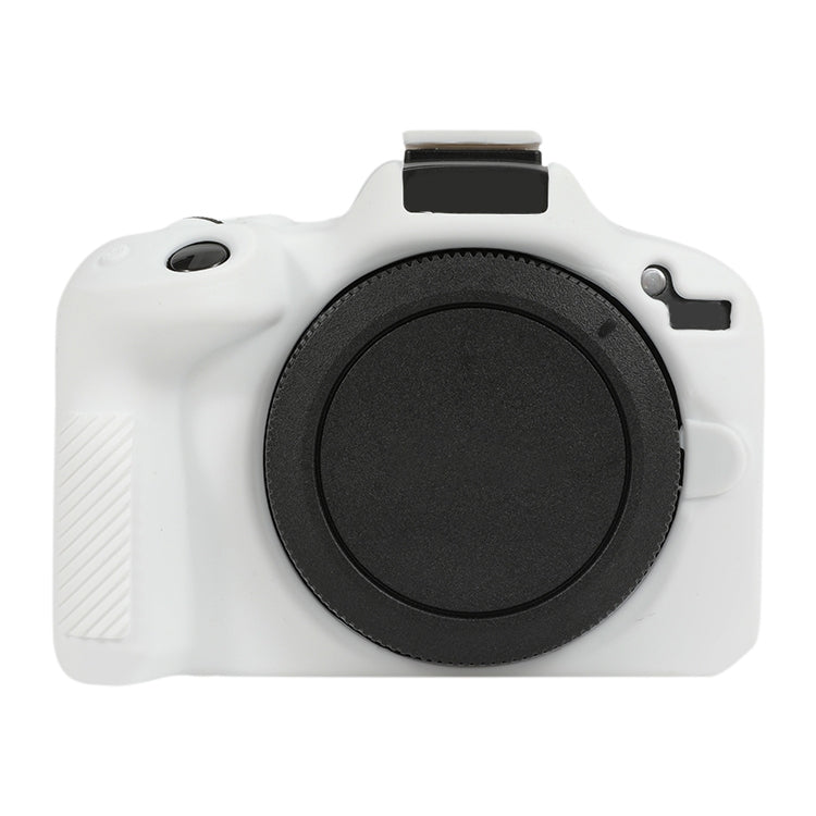 For Canon EOS R50 Soft Silicone Protective Case(White) - Protective Case by PMC TechLife | Online Shopping South Africa | PMC TechLife