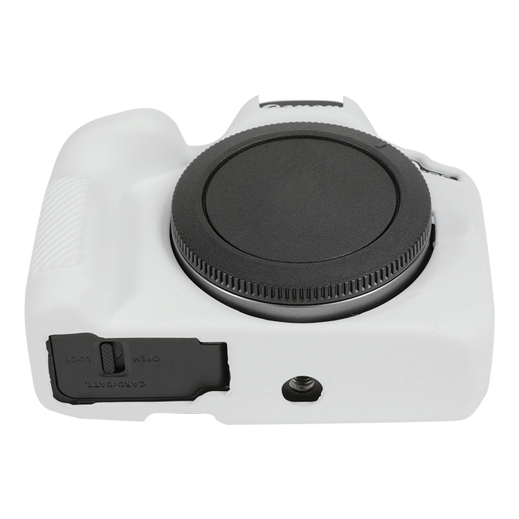 For Canon EOS R50 Soft Silicone Protective Case(White) - Protective Case by PMC TechLife | Online Shopping South Africa | PMC TechLife