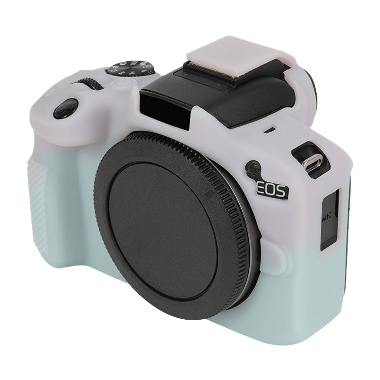 For Canon EOS R50 Soft Silicone Protective Case(Jello Pink Green) - free shipping - PMC TechLife - Order now!