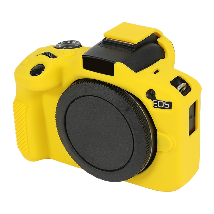 For Canon EOS R50 Soft Silicone Protective Case(Yellow) - Protective Case by PMC Jewellery | Online Shopping South Africa | PMC Jewellery