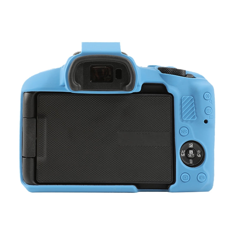 For Canon EOS R50 Soft Silicone Protective Case(Dark Blue) - Protective Case by PMC TechLife | Online Shopping South Africa | PMC TechLife