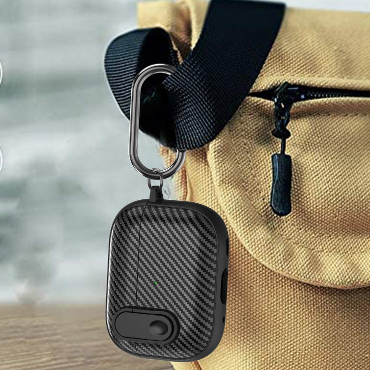 For AirPods Pro 2 Carbon Fiber Texture Wireless Earphones Case with Security Lock(Green) - For AirPods Pro 2 by PMC Jewellery | Online Shopping South Africa | PMC Jewellery | Buy Now Pay Later Mobicred