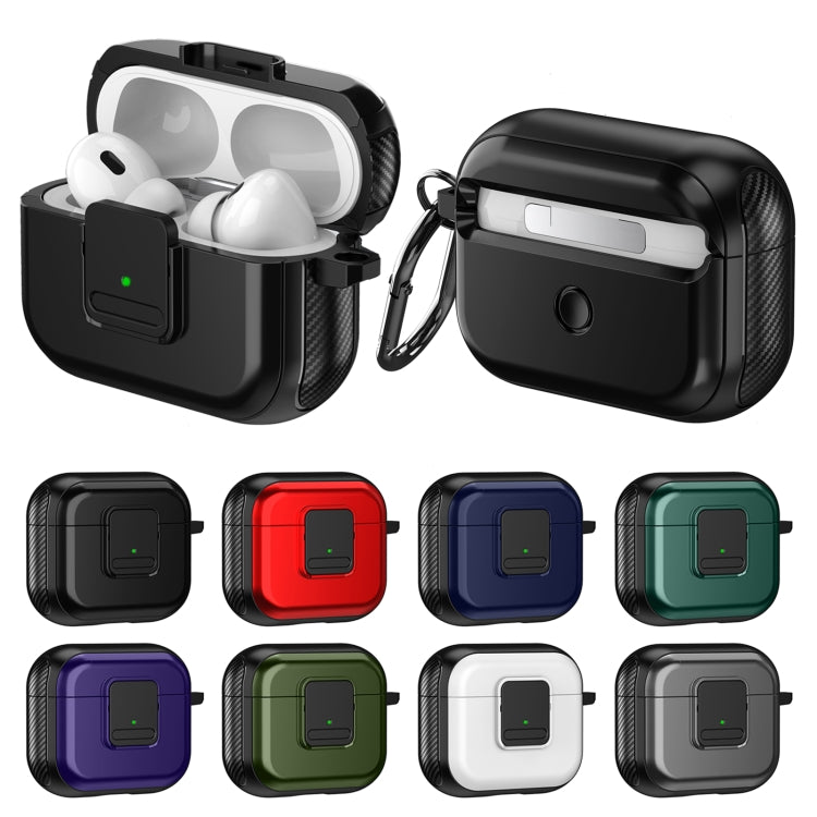 For AirPods Pro TPU + PC Wireless Earphones Case with Magnetic Switch(Green) - For AirPods Pro by PMC Jewellery | Online Shopping South Africa | PMC Jewellery | Buy Now Pay Later Mobicred
