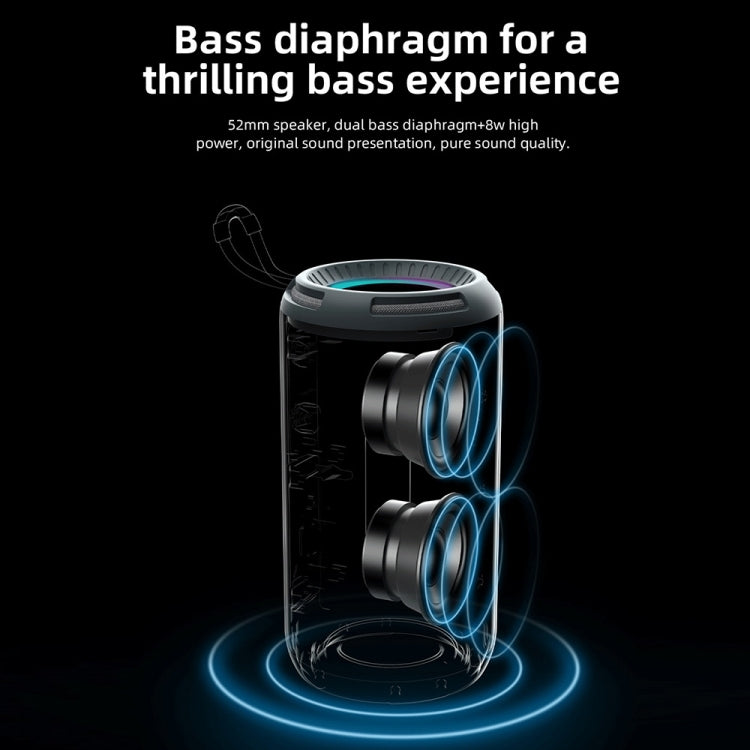 T&G TG-656 Portable Wireless 3D Stereo Subwoofer Bluetooth Speaker Support FM / LED Atmosphere Light(Camouflage) - free shipping - PMC Jewellery - Order now!