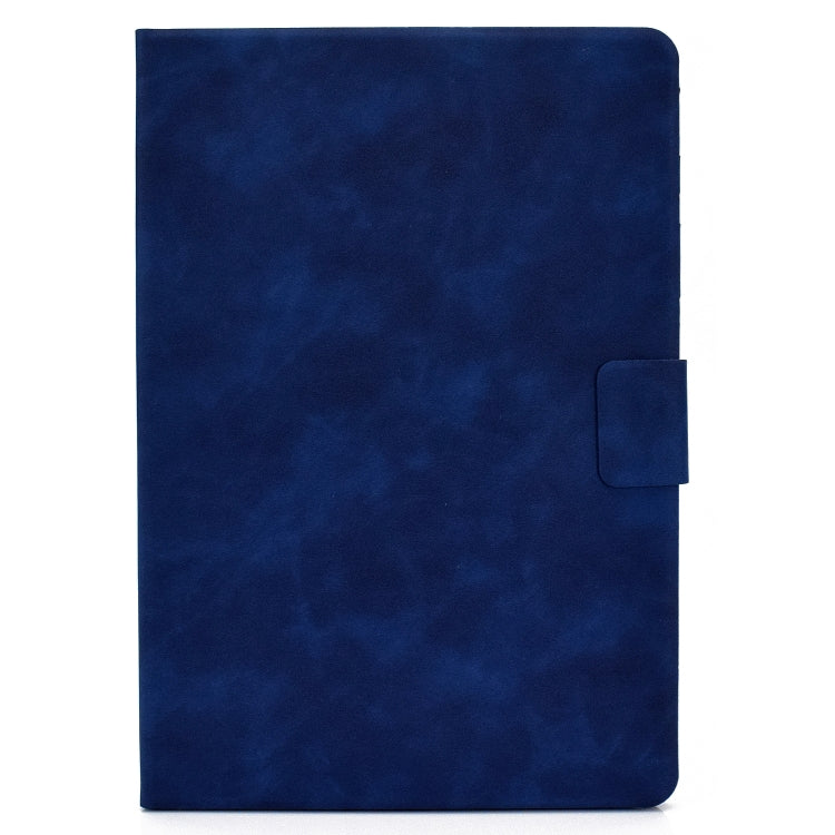 For iPad Air 2022 10.9 Cowhide Texture Leather Smart Tablet Case(Blue) - iPad Air (2022) / (2020) 10.9 Cases by PMC Jewellery | Online Shopping South Africa | PMC Jewellery