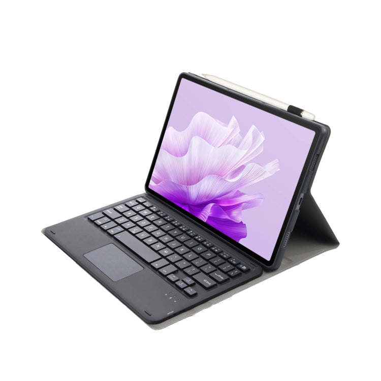 For Huawei MatePad 11.5 2023 AH17-A Lambskin Texture Ultra-thin Detachable Bluetooth Keyboard Leather Case with Touchpad(Black) - Huawei Keyboard by PMC TechLife | Online Shopping South Africa | PMC TechLife