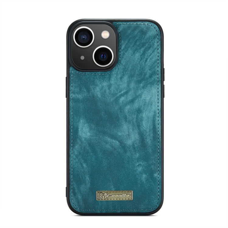 For iPhone 15 Plus CaseMe 008 Detachable Multifunctional Leather Phone Case(Blue) - iPhone 15 Plus Cases by CaseMe | Online Shopping South Africa | PMC Jewellery | Buy Now Pay Later Mobicred