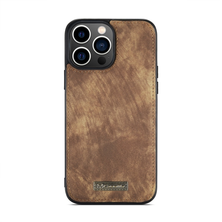 For iPhone 15 Pro Max CaseMe 008 Detachable Multifunctional Leather Phone Case(Brown) - free shipping - PMC Jewellery - Order now!