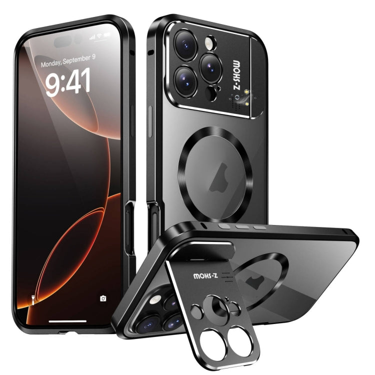 For iPhone 16 Pro Max Aromatherapy Holder Single-sided MagSafe Magnetic Phone Case(Black) - free shipping - PMc TechLife - Order now!