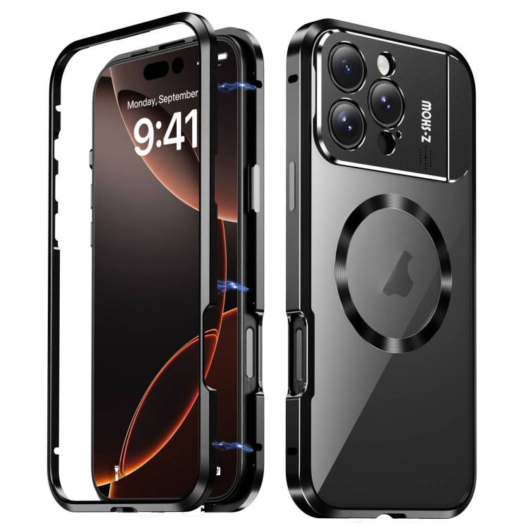 For iPhone 16 Pro Max Aromatherapy Holder Single-sided MagSafe Magnetic Phone Case(Black) - free shipping - PMc TechLife - Order now!