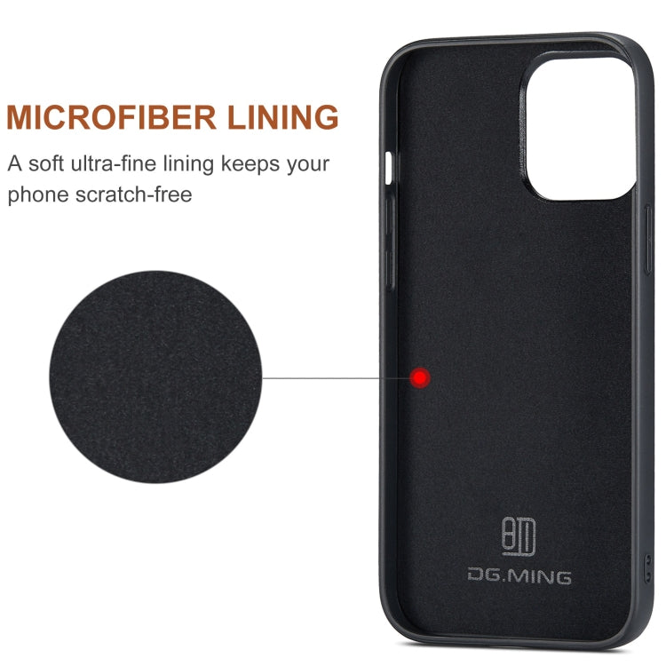 For iPhone 15 Pro DG.MING M2 Series 3-Fold Card Bag Wallet Leather Phone Case(Green) - free shipping - PMC Jewellery - Order now!