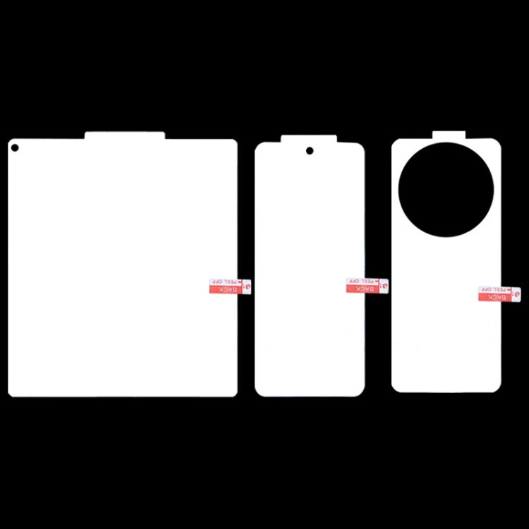 For vivo X Fold3 Pro 3 in 1 Full Screen Protector Explosion-proof Hydrogel Film - vivo Tempered Glass by PMC TechLife | Online Shopping South Africa | PMC TechLife | Buy Now Pay Later Mobicred