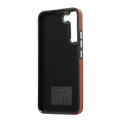 For Samsung Galaxy S23+ 5G Side Leather Magsafe Phone Case(Brown) - Galaxy S23+ 5G Cases by PMC Jewellery | Online Shopping South Africa | PMC Jewellery