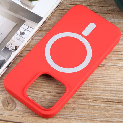 For iPhone 14 Pro Max MagSafe Liquid Silicone Phone Case(Red) - iPhone 14 Pro Max Cases by PMC Jewellery | Online Shopping South Africa | PMC Jewellery