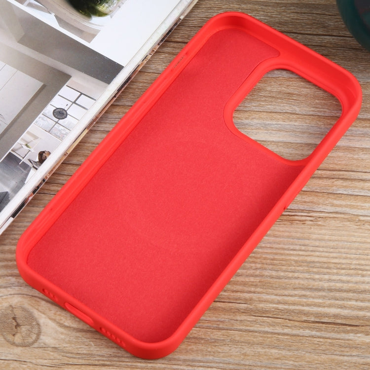 For iPhone 14 Pro Max MagSafe Liquid Silicone Phone Case(Red) - iPhone 14 Pro Max Cases by PMC Jewellery | Online Shopping South Africa | PMC Jewellery