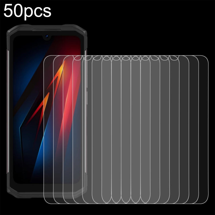 For DOOGEE S Punk 50pcs 0.26mm 9H 2.5D Tempered Glass Film - For Doogee by PMC Jewellery | Online Shopping South Africa | PMC Jewellery | Buy Now Pay Later Mobicred