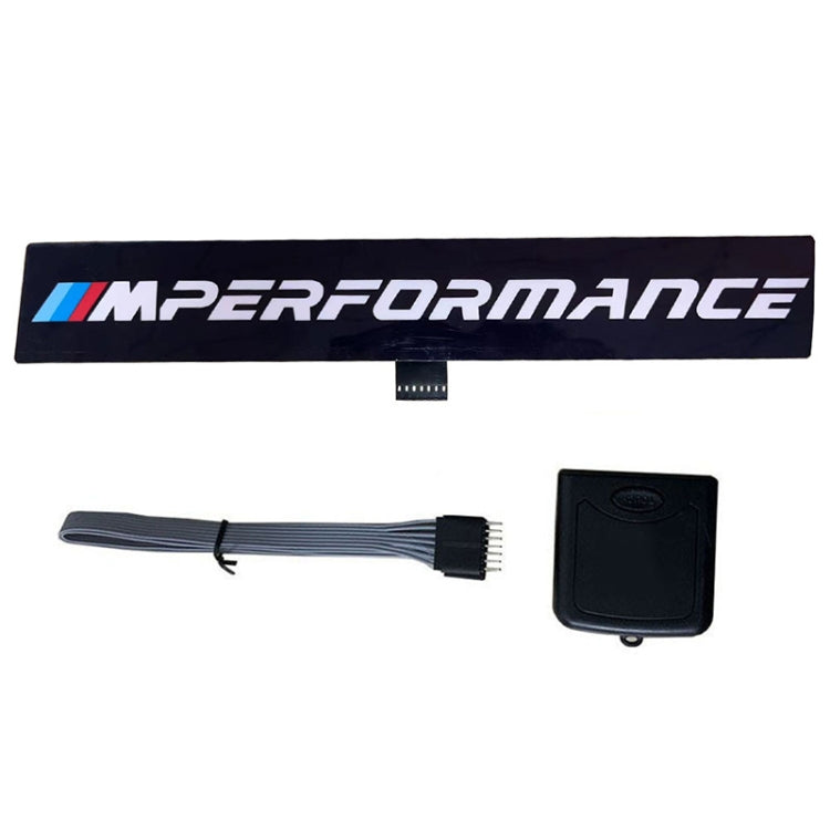 EL Luminous Car Stickers Cold Light Car Stickers Car Luminous Pattern Decoration(Mperformance) - Decorative Sticker by PMC TechLife | Online Shopping South Africa | PMC TechLife | Buy Now Pay Later Mobicred