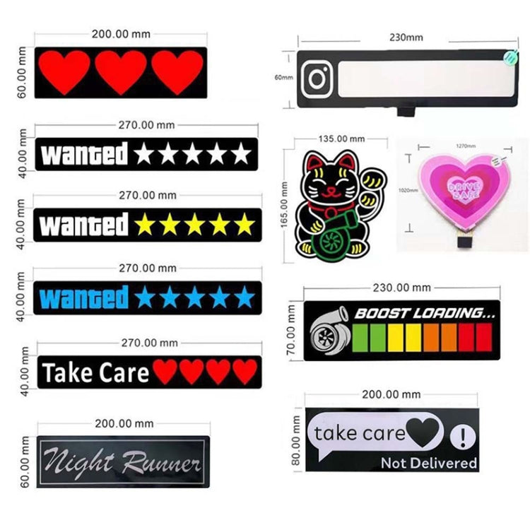 EL Luminous Car Stickers Cold Light Car Stickers Car Luminous Pattern Decoration(Porn Hub Casting Car) - Decorative Sticker by PMC TechLife | Online Shopping South Africa | PMC TechLife | Buy Now Pay Later Mobicred