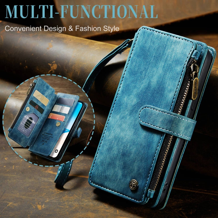 For iPhone 15 Plus CaseMe C30 Multifunctional Leather Phone Case(Blue) - iPhone 15 Plus Cases by CaseMe | Online Shopping South Africa | PMC Jewellery | Buy Now Pay Later Mobicred