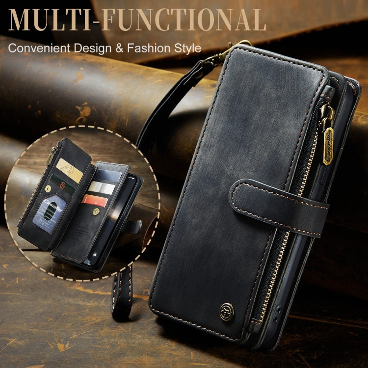 For iPhone 15 Plus CaseMe C30 Multifunctional Leather Phone Case(Black) - free shipping - PMC Jewellery - Order now!