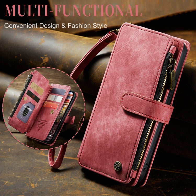 For iPhone 15 Pro Max CaseMe C30 Multifunctional Leather Phone Case(Red) - free shipping - PMC Jewellery - Order now!
