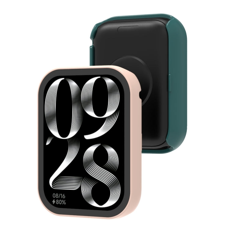 For Xiaomi Mi Band 8 Pro PC + Tempered Film Integrated Watch Protective Case(Black) - Watch Cases by PMC TechLife | Online Shopping South Africa | PMC TechLife | Buy Now Pay Later Mobicred