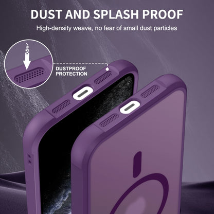 For iPhone 11 Pro Max MagSafe Magnetic Phone Case(Purple) - iPhone 11 Pro Max Cases by PMC Jewellery | Online Shopping South Africa | PMC Jewellery