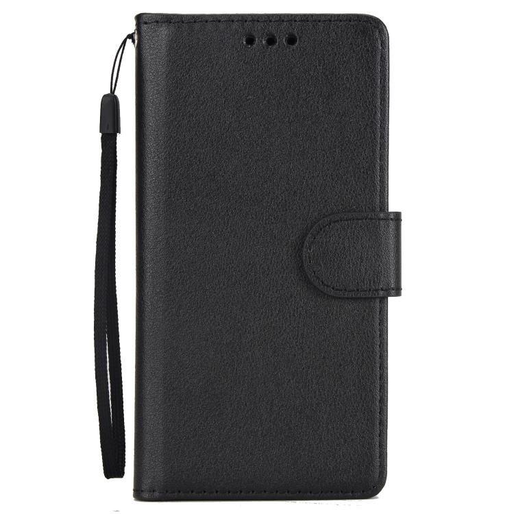 For iPhone 16e Multifunctional Horizontal Flip Leather Phone Case with Three Card Slots(Black) - iPhone 16e Cases by PMC TechLife | Online Shopping South Africa | PMC TechLife | Buy Now Pay Later Mobicred