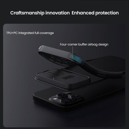 For iPhone 16 Pro Max NILLKIN CamShield Pro Magnetic Magsafe Phone Case(Black) - iPhone 16 Pro Max Cases by NILLKIN | Online Shopping South Africa | PMC Jewellery | Buy Now Pay Later Mobicred