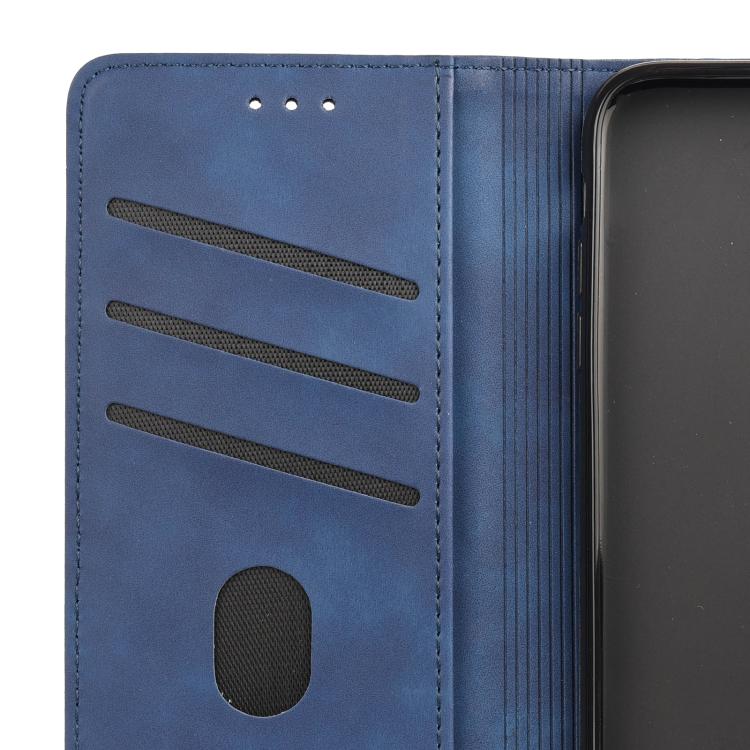 For iPhone 16e Skin Feel Splicing Leather Phone Case(Blue) - iPhone 16e Cases by PMC TechLife | Online Shopping South Africa | PMC TechLife | Buy Now Pay Later Mobicred