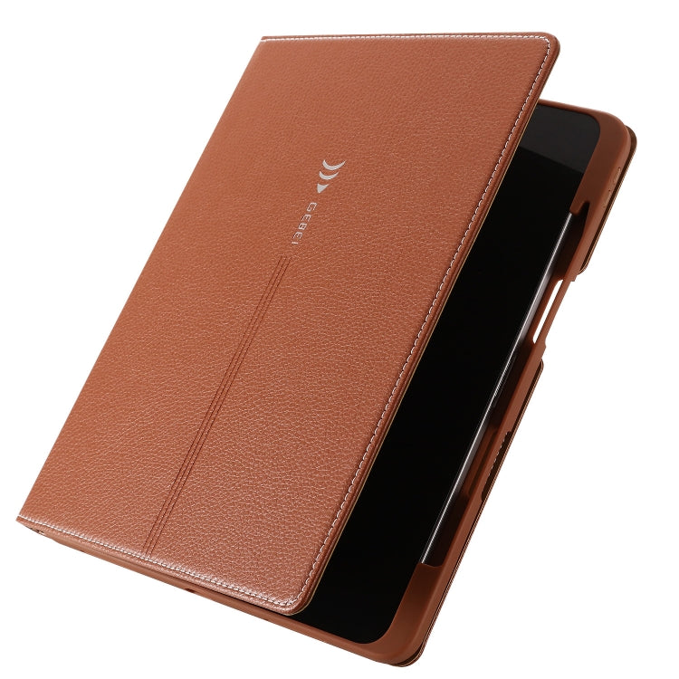 For iPad Pro 11 inch (2020) GEBEI PU+TPU Horizontal Flip Protective Tablet Case with Holder & Card Slots(Gold) - free shipping - PMc TechLife - Order now!