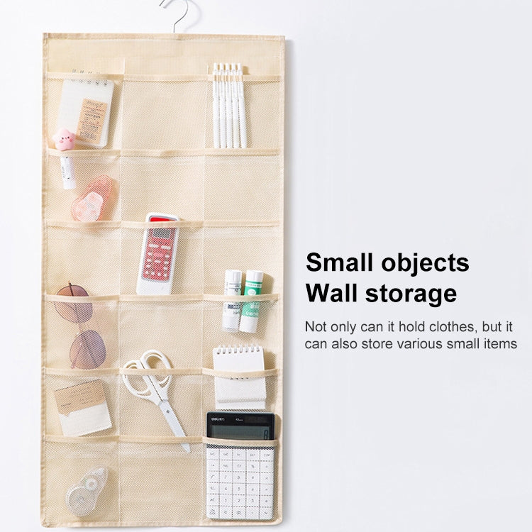 6+6 Grids Underwear Storage Bag Non-woven Double-sided Hanging Storage Bag(Grey) - Storage Bags by PMC TechLife | Online Shopping South Africa | PMC TechLife | Buy Now Pay Later Mobicred