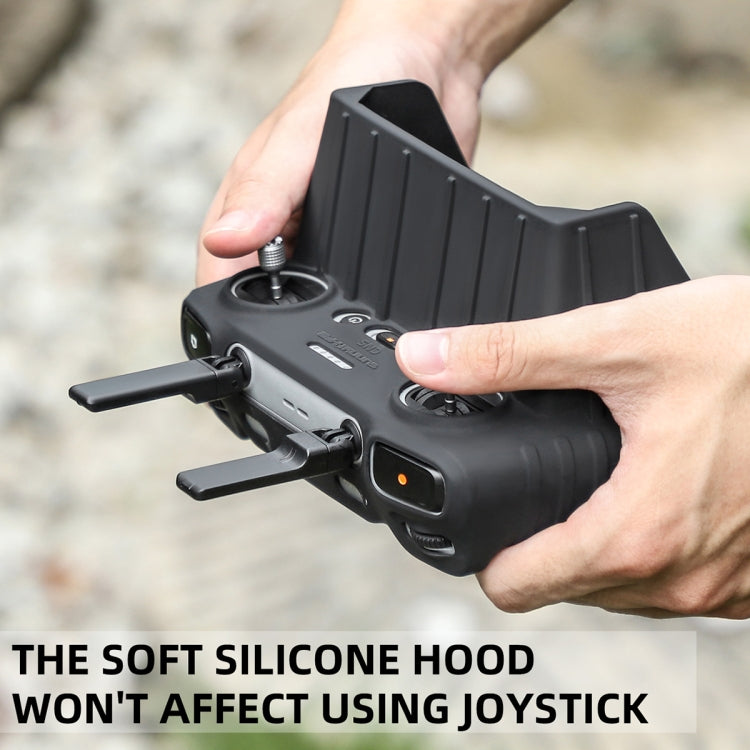 For DJI RC 2 Sunnylife Remote Control Shockproof Anti-scratch Silicone Case with Hood(Grey) - Others by Sunnylife | Online Shopping South Africa | PMC TechLife | Buy Now Pay Later Mobicred