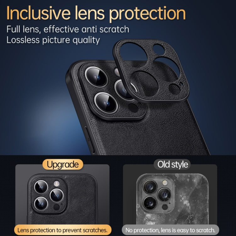 For iPhone 16 Pro SULADA Shockproof TPU Hybrid Handmade Leather Phone Case(Black) - free shipping - PMC Jewellery - Order now!