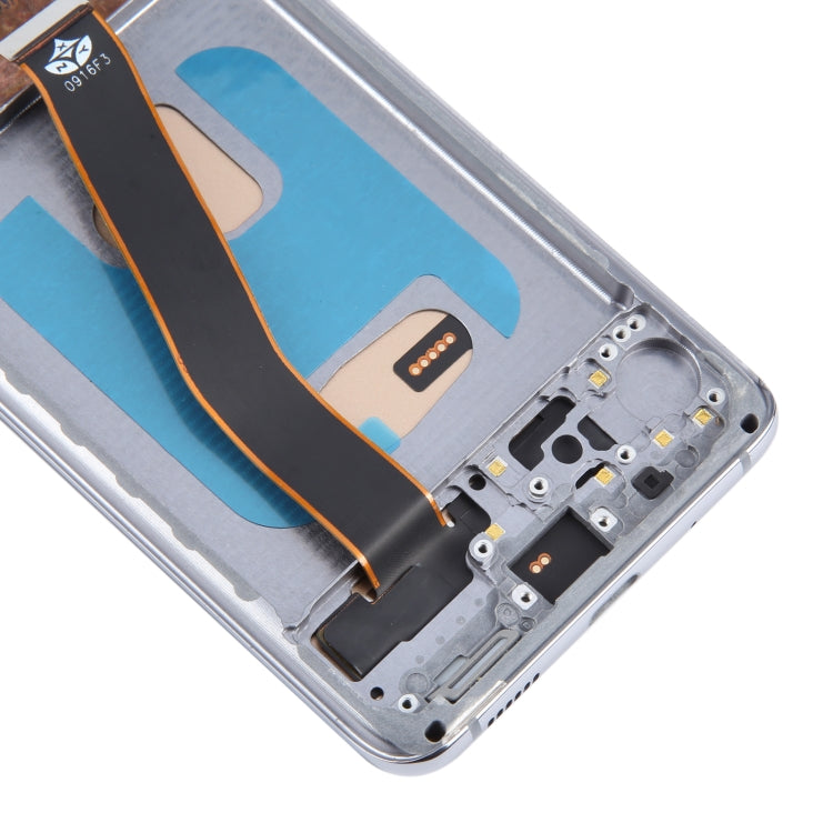 For Samsung Galaxy S20 SM-G980 TFT LCD Screen Digitizer Full Assembly with Frame, Not Supporting Fingerprint Identification(Silver) - free shipping - PMc TechLife - Order now!