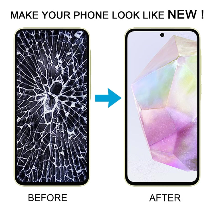For Samsung Galaxy A35 SM-A356B TFT LCD Screen Digitizer Full Assembly with Frame, Not Supporting Fingerprint Identification - free shipping - PMc TechLife - Order now!